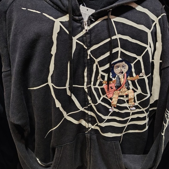 Coraline Beldam Glow-In-The-Dark Double-Sided Hoodie - Picture 1 of 6